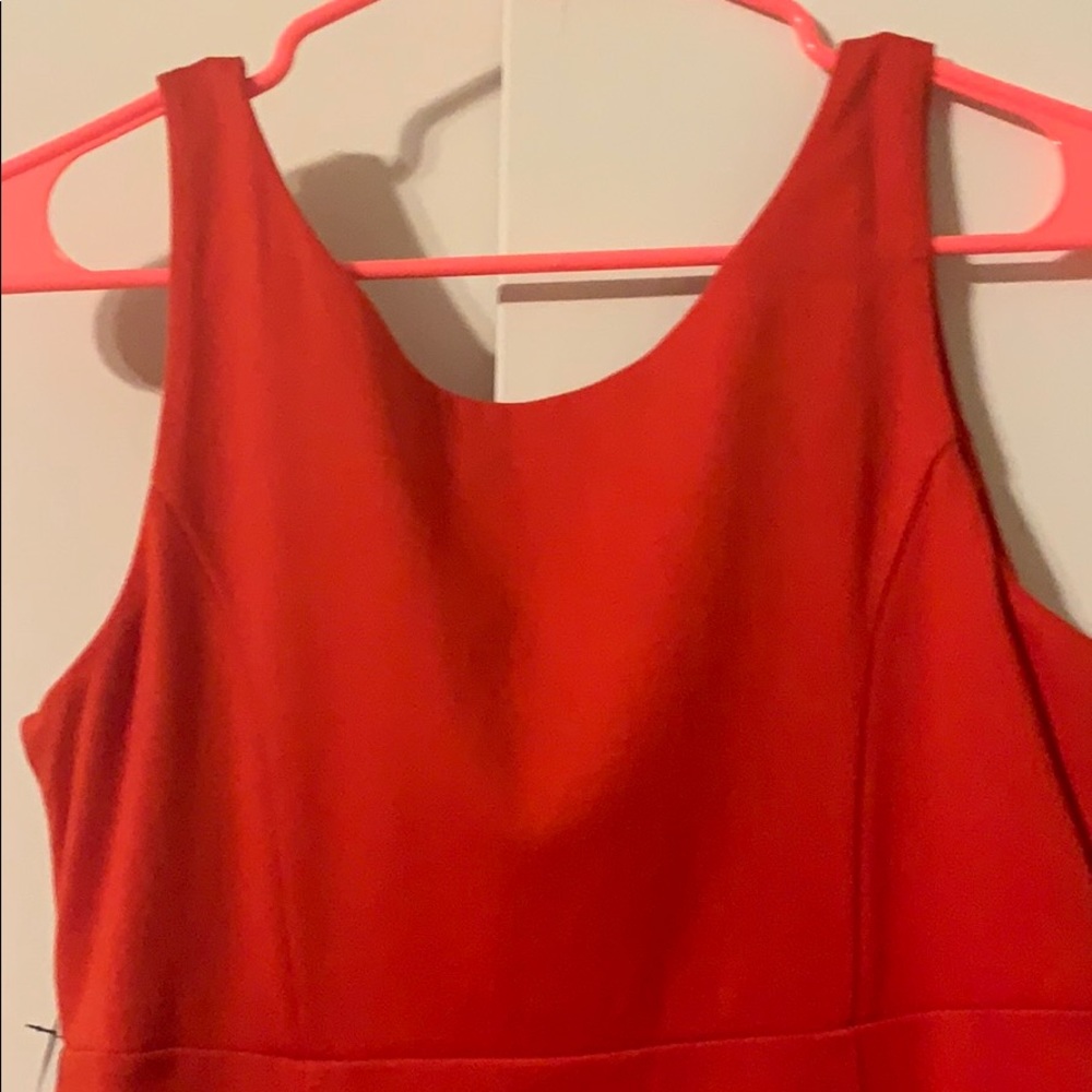 New York & Company orange sleeveless dress - Picture 4 of 5